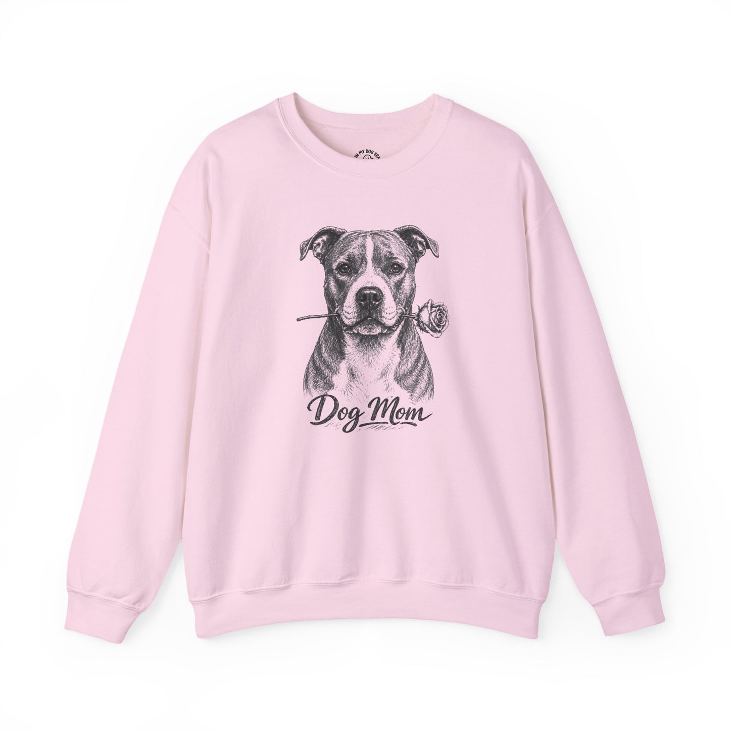 American Staffordshire Terrier Dog Mom Sweatshirt (Rose Collection)
