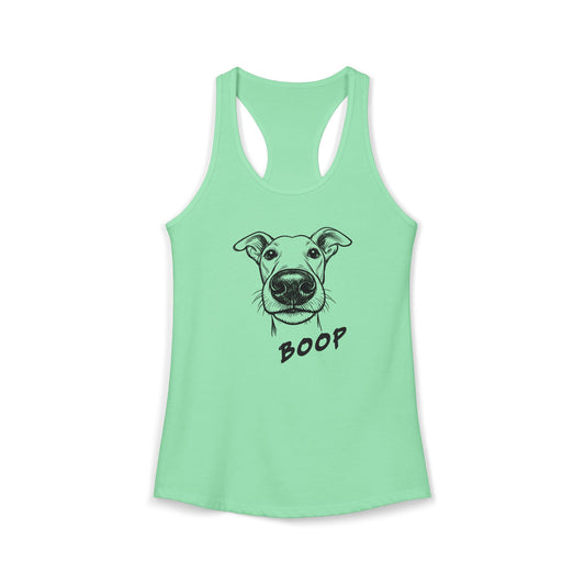 BOOP Classic - Greyhound - Women's Racerback Tanktop