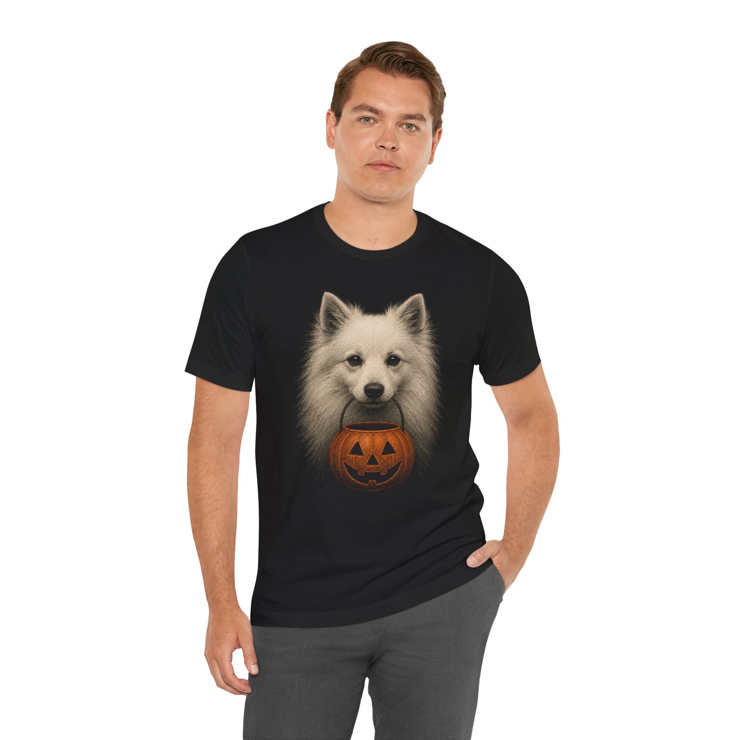 American Eskimo Dog Halloween T-Shirt – Boop or Treat