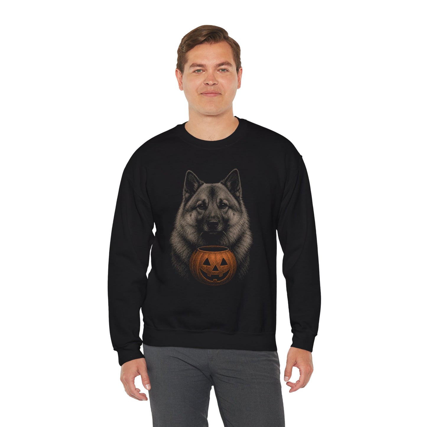 Norwegian Elkhound Halloween Sweatshirt – Boop or Treat