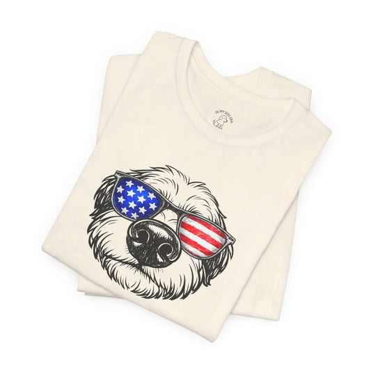 Red, White & BOOP Bernedoodle T-Shirt