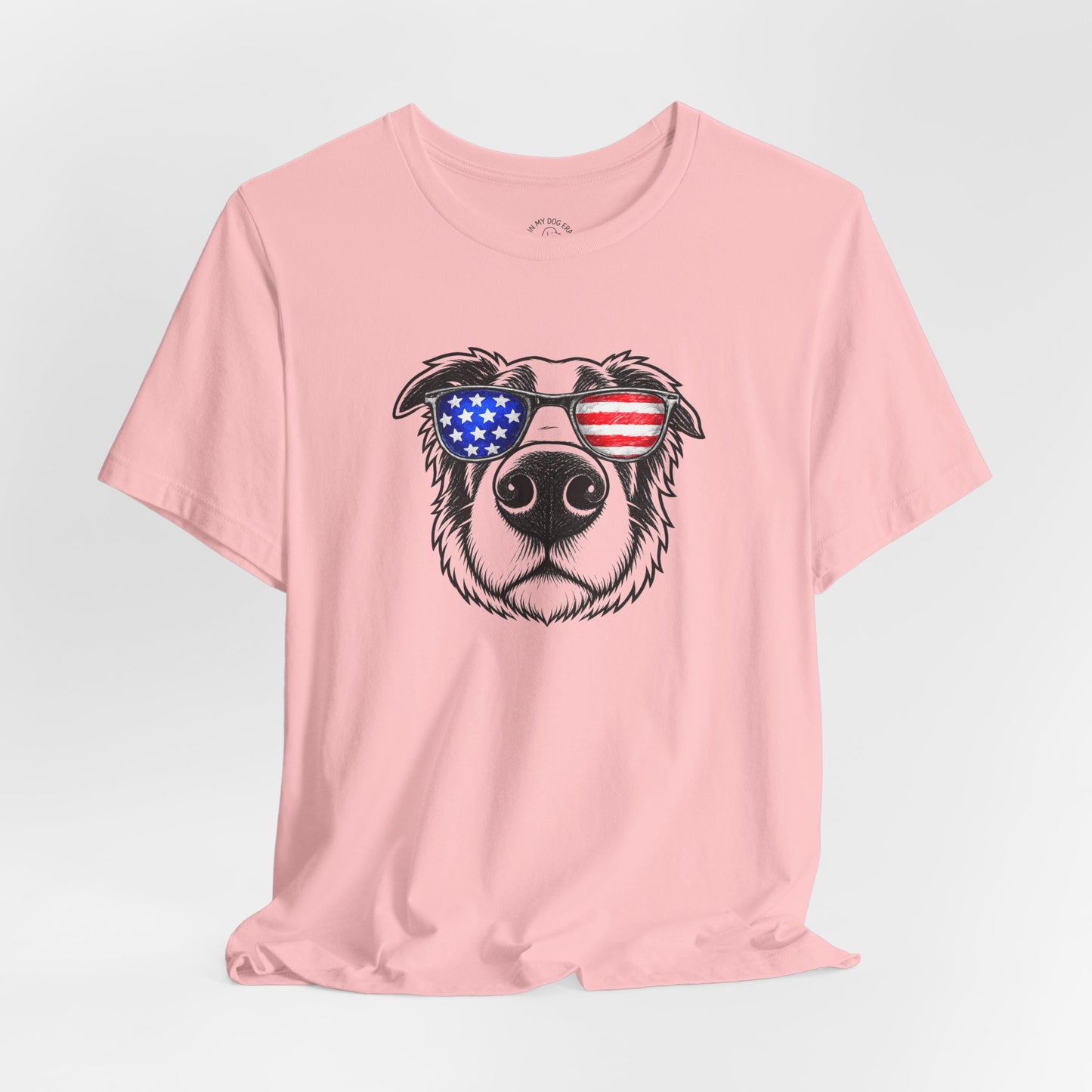 Red, White & BOOP Border Collie T-Shirt