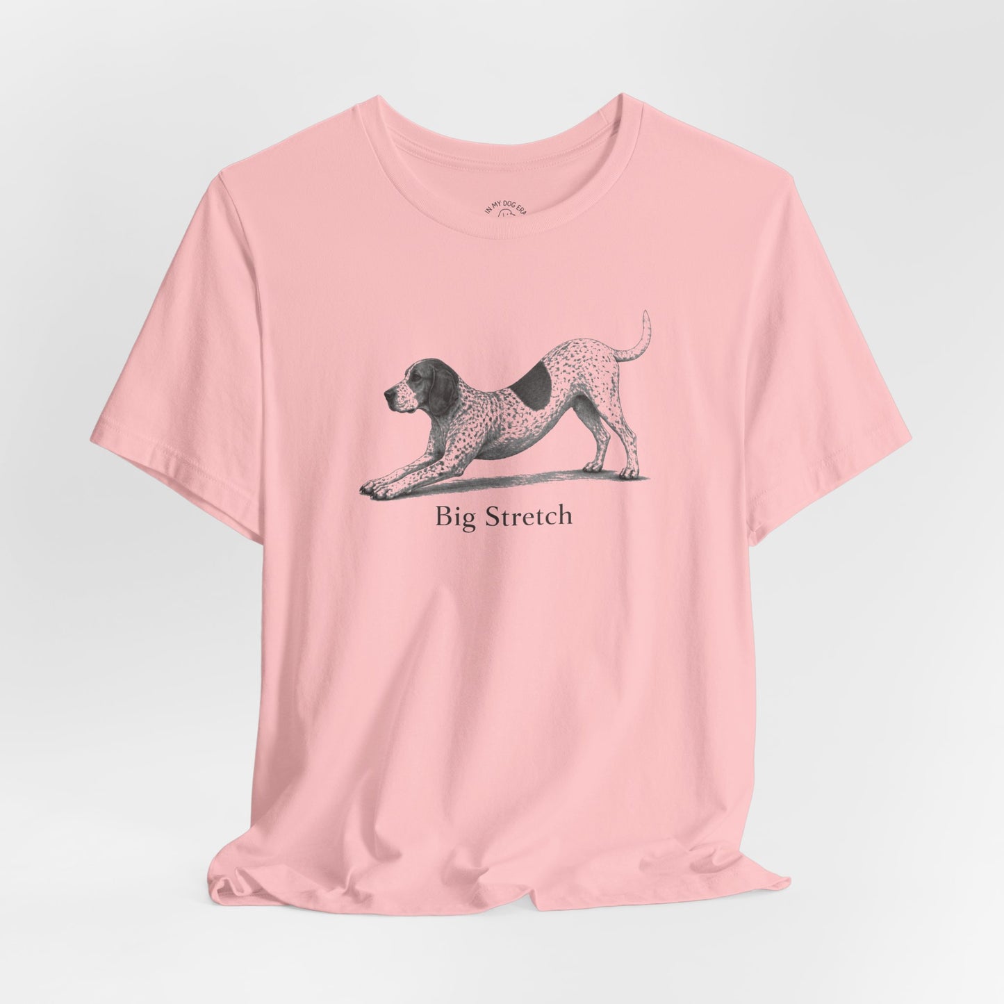 Big Stretch American English Coonhound T-Shirt (Red Tick Coonhound)
