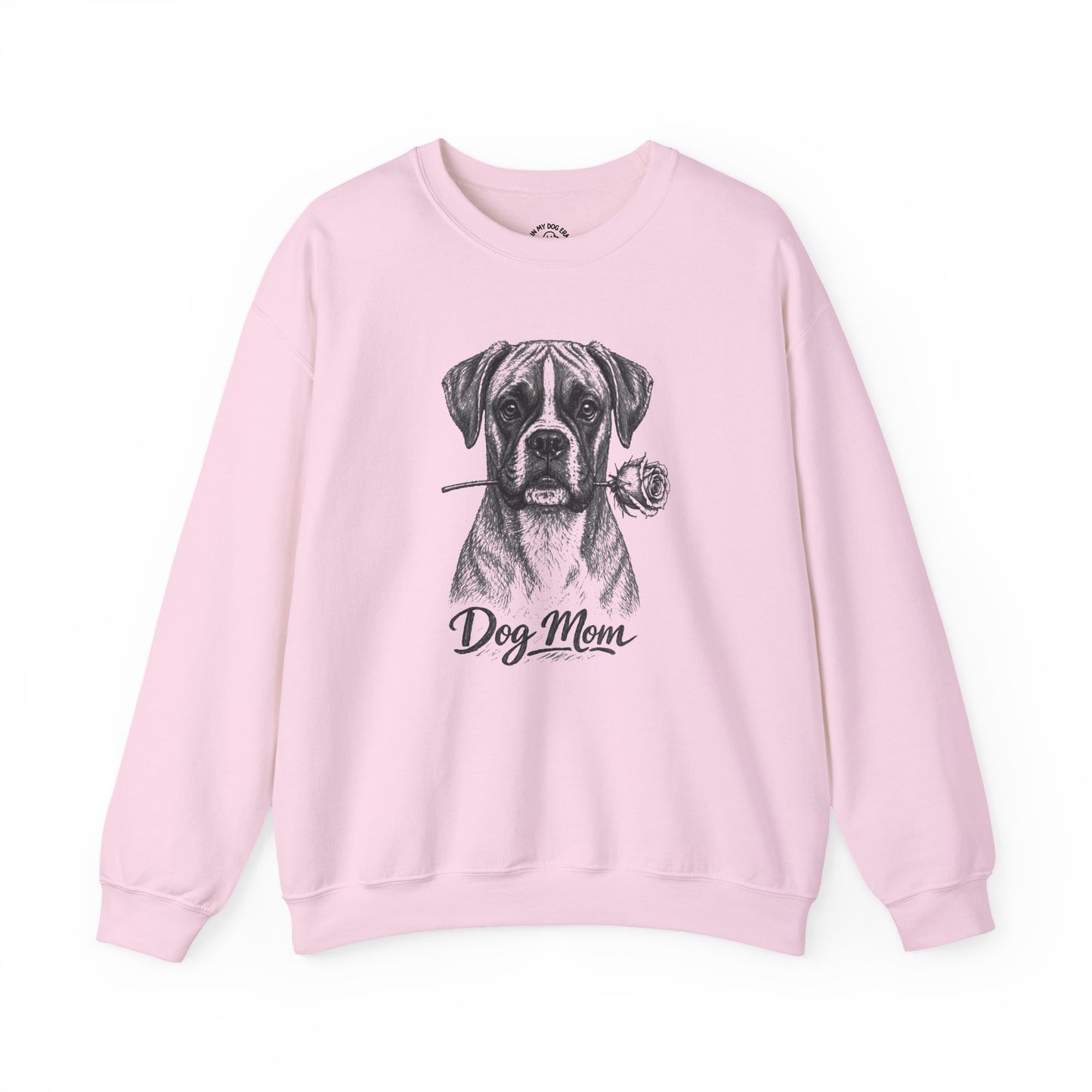 Boxer Dog Mom Sweatshirt (Rose Collection)