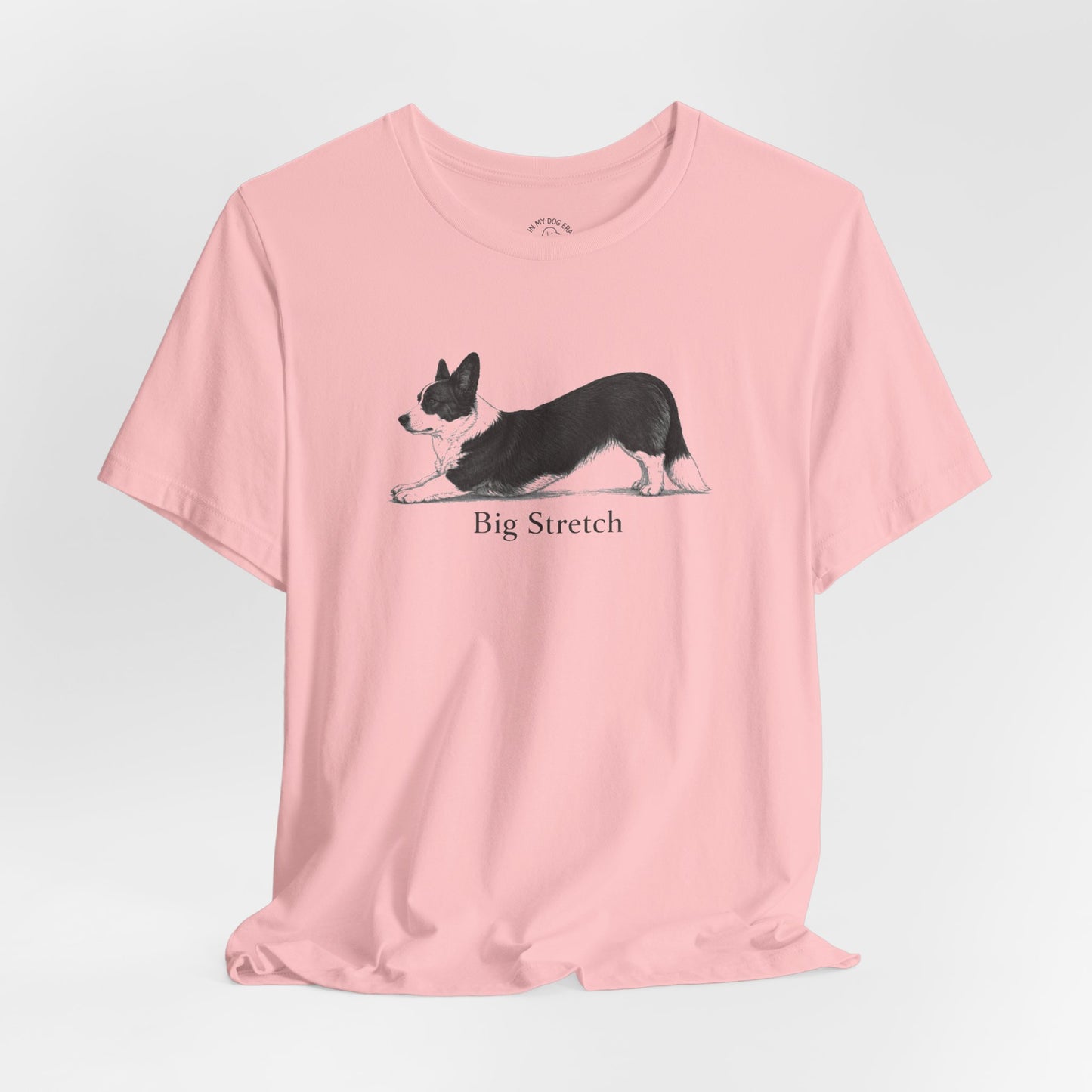 Big Stretch Corgi T-Shirt (Cardigan Welsh Corgi)