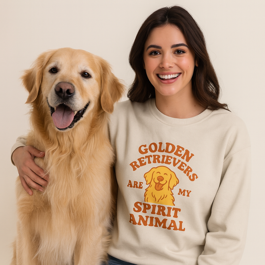 Golden Retrievers Are My Spirit Animal Sweatshirt