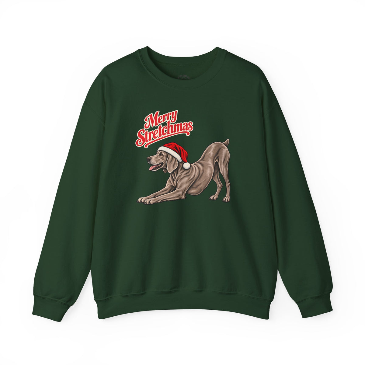 Weimaraner Christmas Sweatshirt | Merry Stretchmas