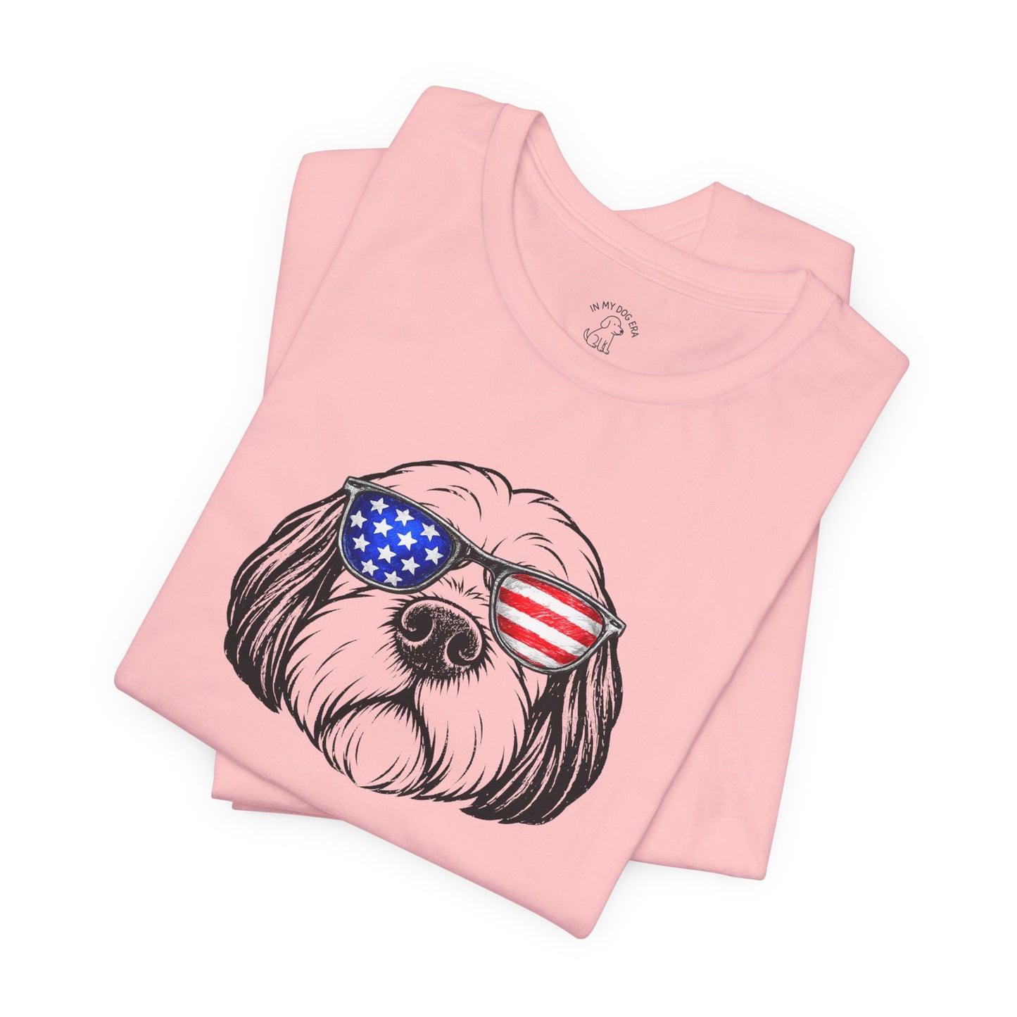Red, White & BOOP Shih Tzu T-Shirt