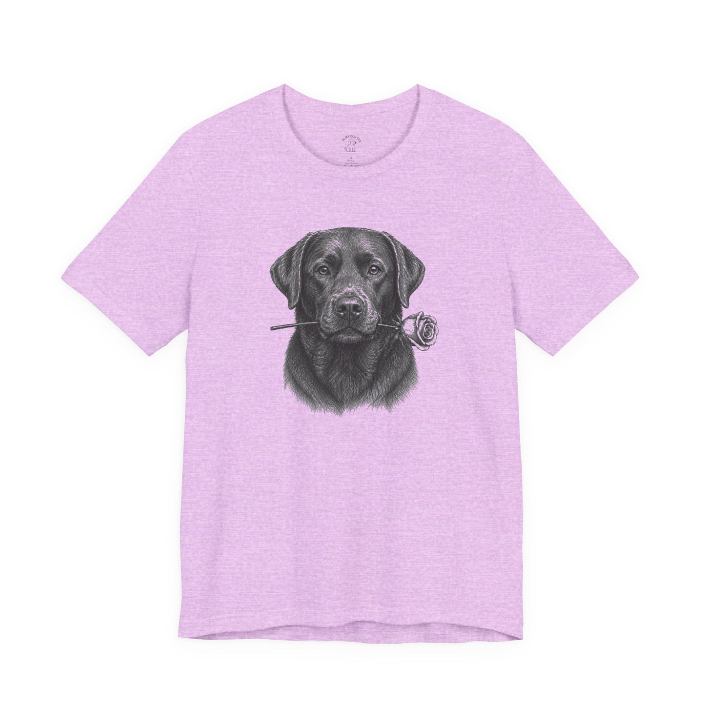 Chocolate Labrador Retriever Rose Collection T-Shirt