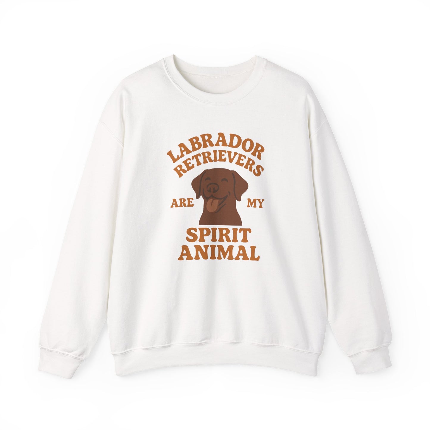 Chocolate Lab Labrador Retrievers Are My Spirit Animal Sweatshirt