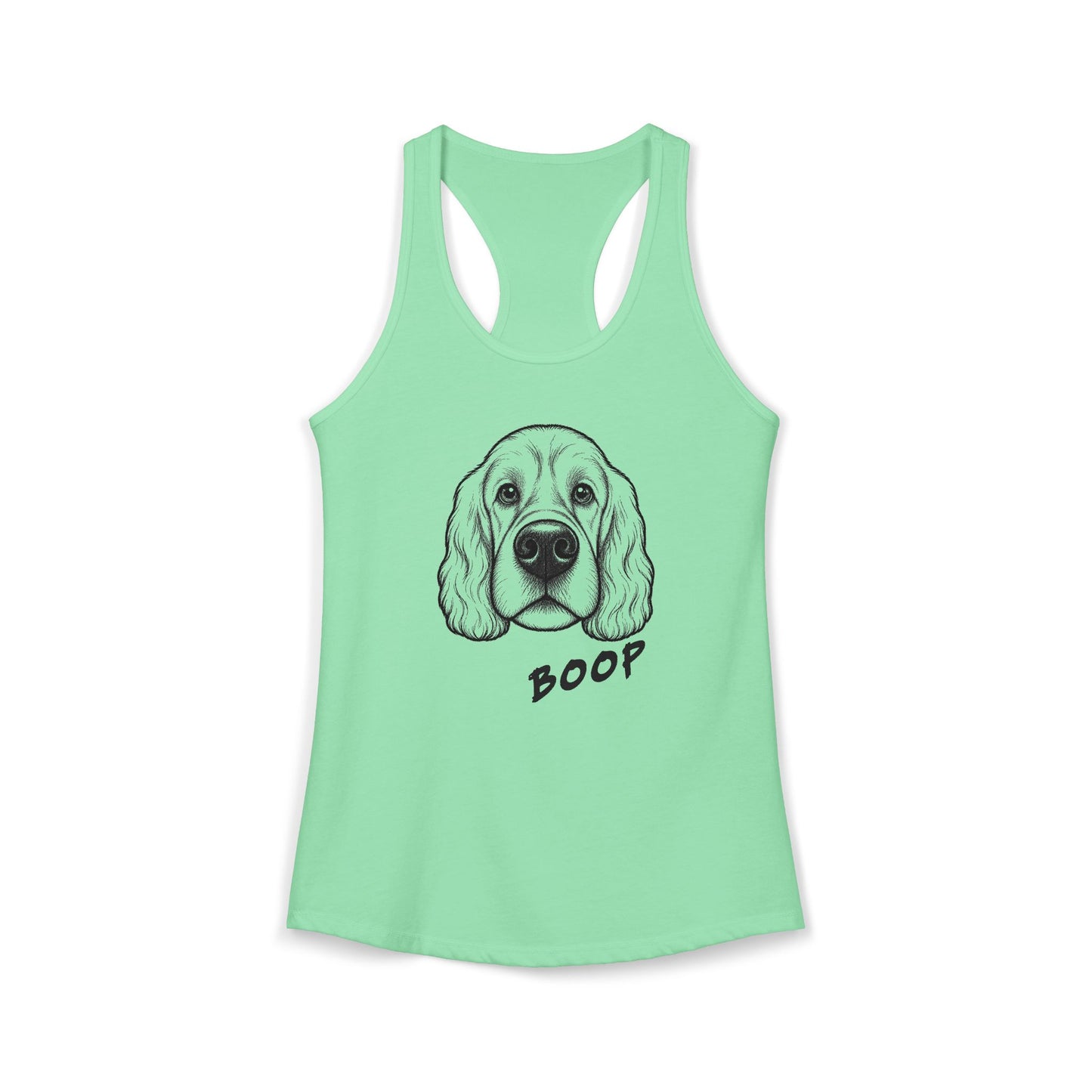 BOOP Classic - American Cocker Spaniel - Women's Racerback Tanktop