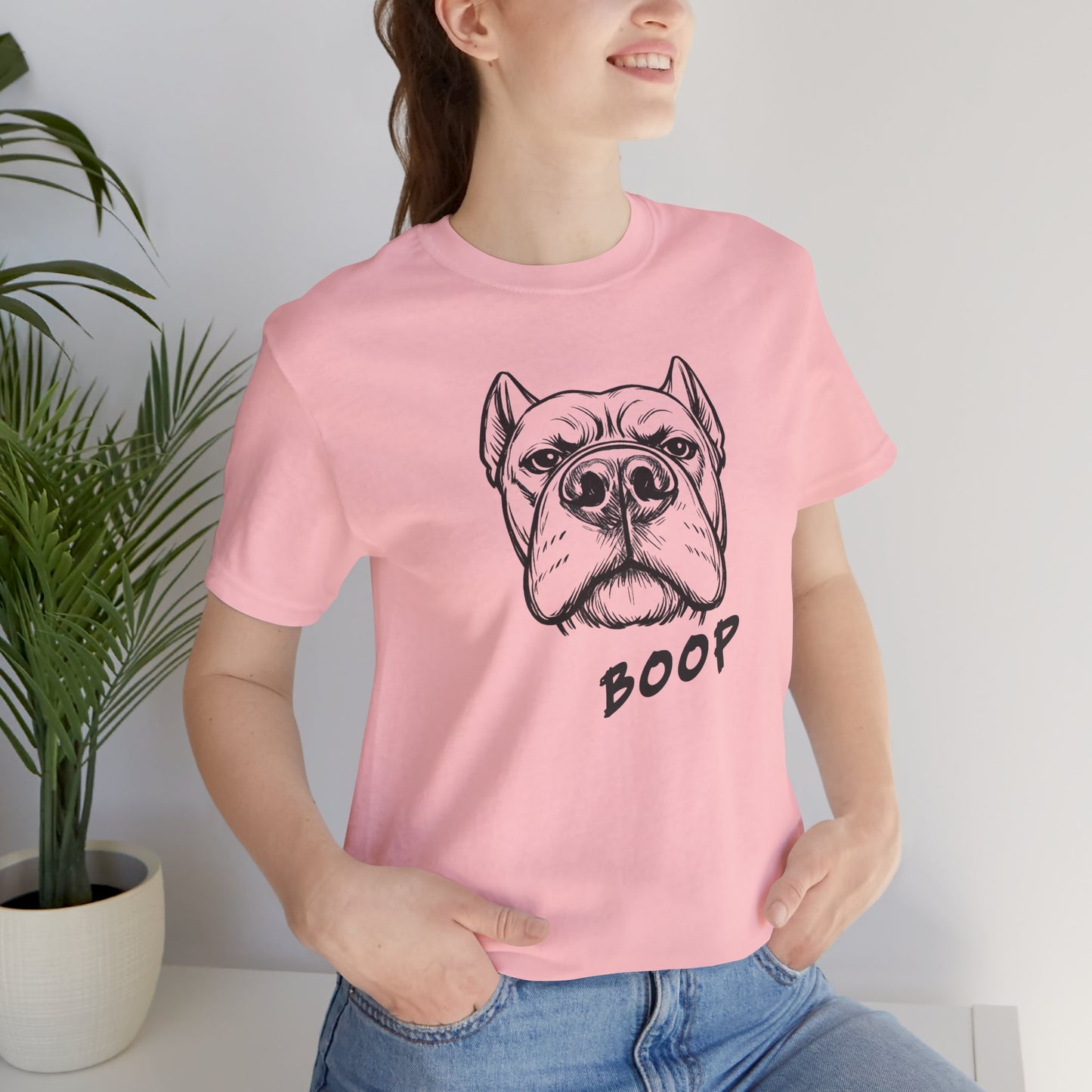 BOOP Classic - Cane Corso - Unisex T-Shirt (Cropped Ears)