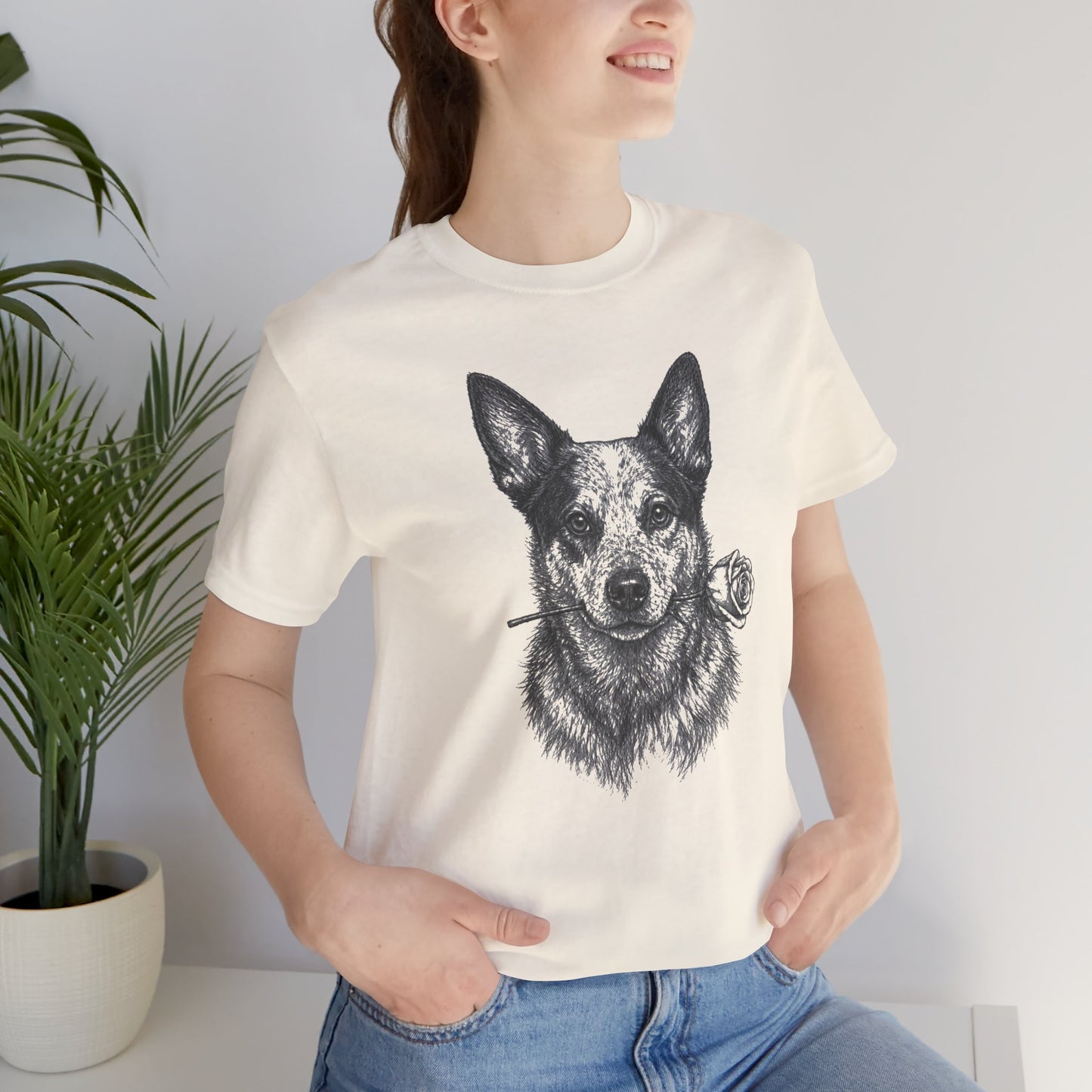 Australian Cattle Dog Heeler Rose Collection T-Shirt