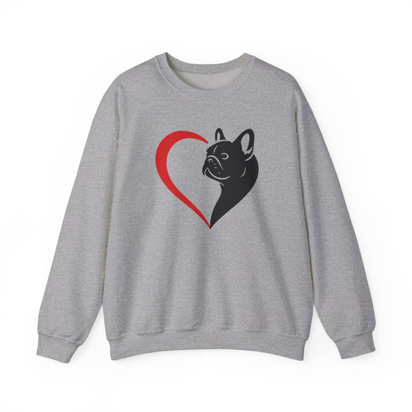 French Bulldog Heart Sweatshirt