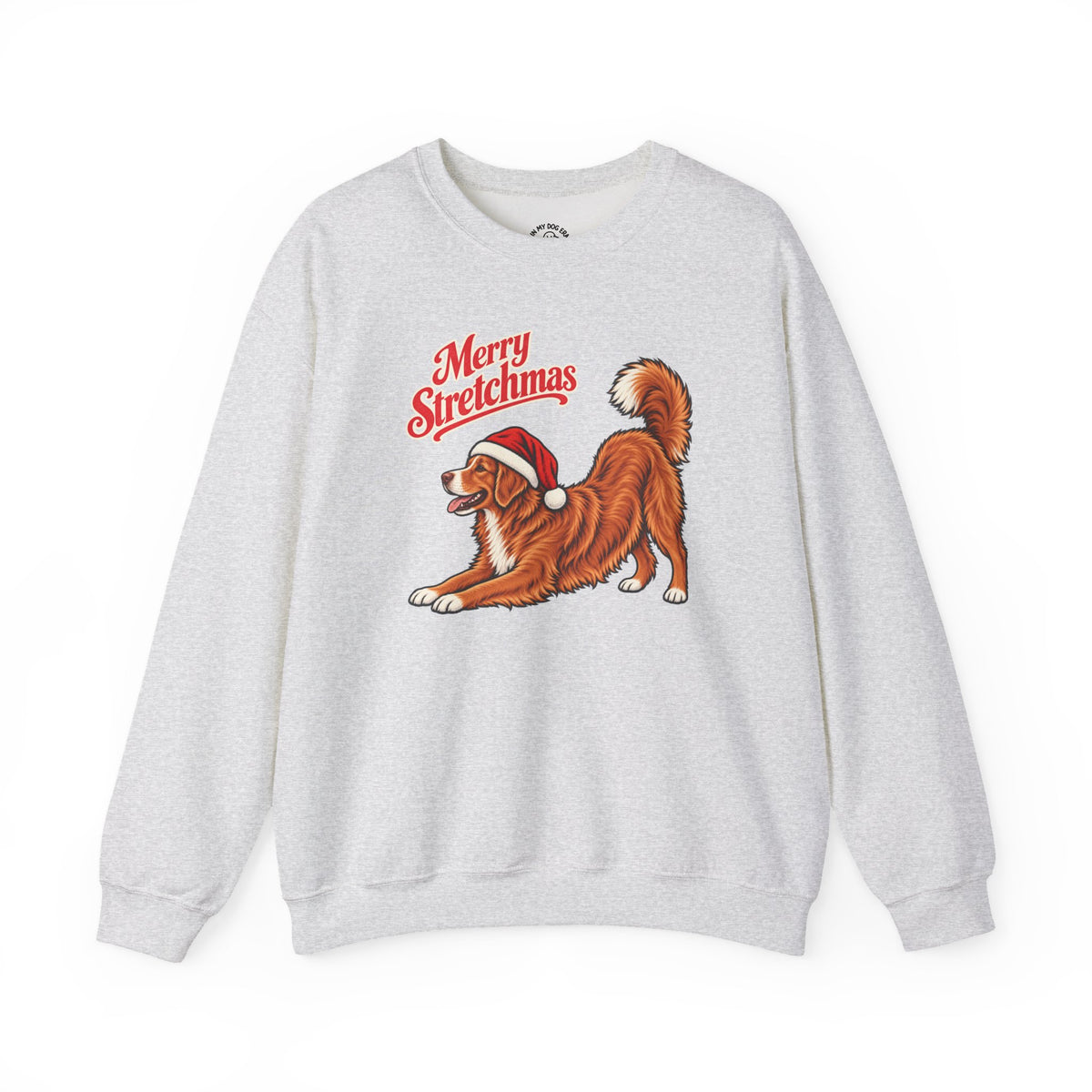 Nova Scotia Duck Tolling Retriever Christmas Sweatshirt | Merry Stretchmas