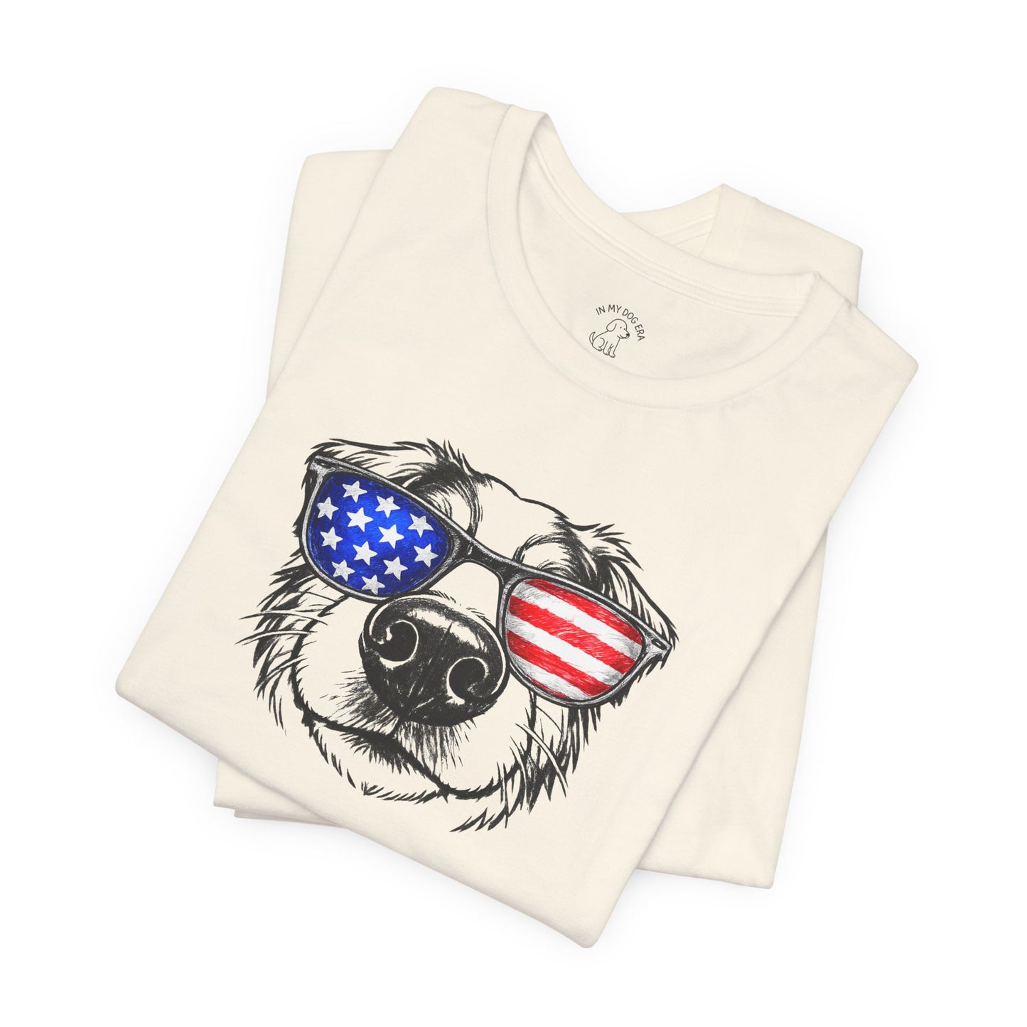 Red, White & BOOP Australian Shepherd T-Shirt