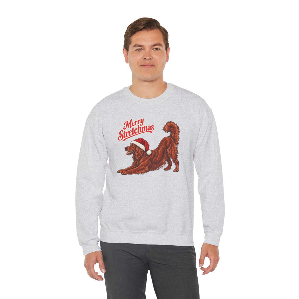 Irish Setter Christmas Sweatshirt | Merry Stretchmas
