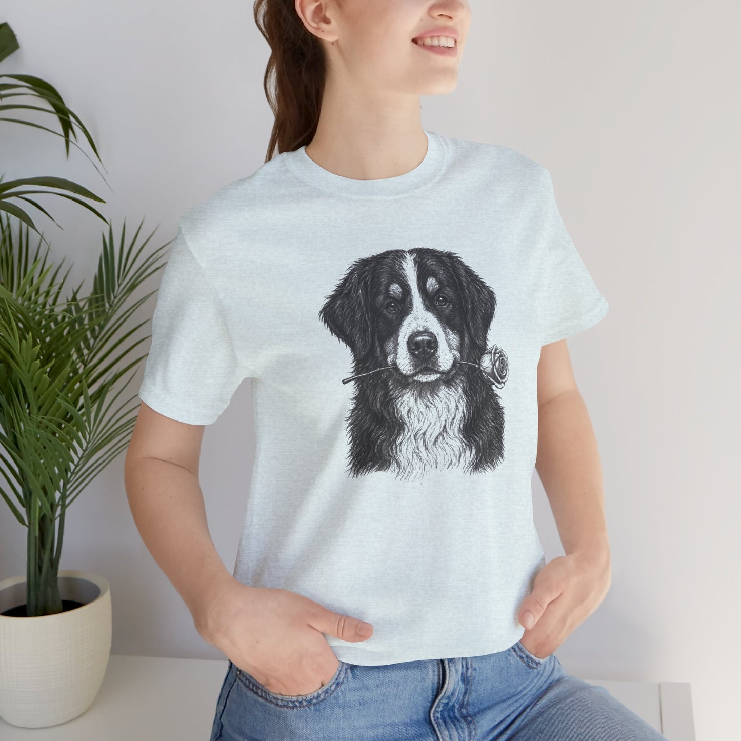 Bernese Mountain Dog Rose Collection T-Shirt