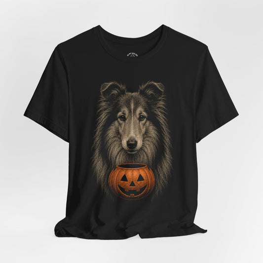 Collie Halloween T-Shirt – Boop or Treat