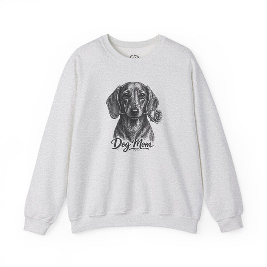 Dachshund Dog Mom Sweatshirt (Rose Collection)