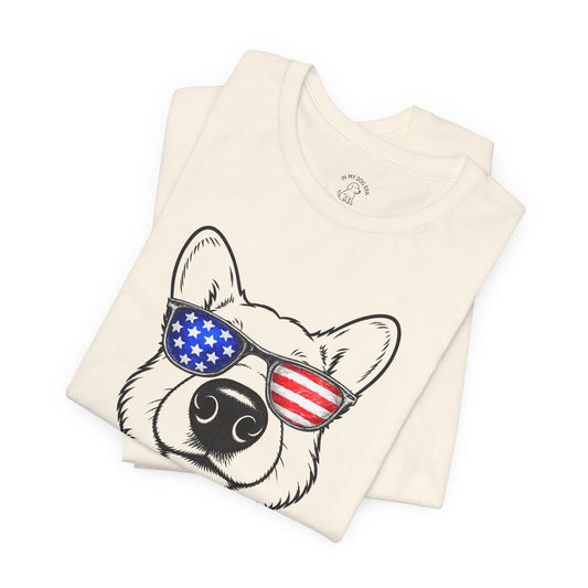 Red, White & BOOP Corgi T-Shirt