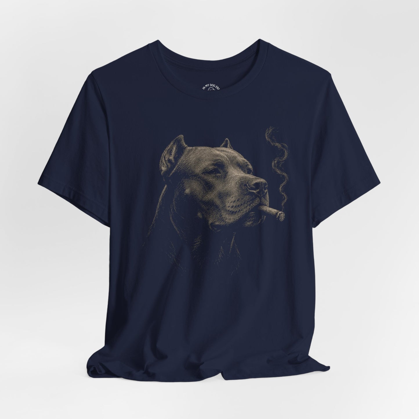 The Gentleman Pit Bull T-Shirt (Cropped Ears)