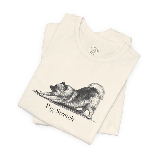 Big Stretch Keeshond T-Shirt