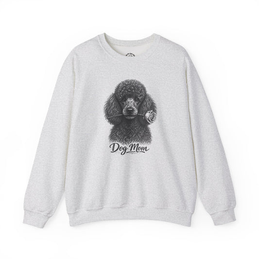 Poodle Dog Mom Sweatshirt (Rose Collection)