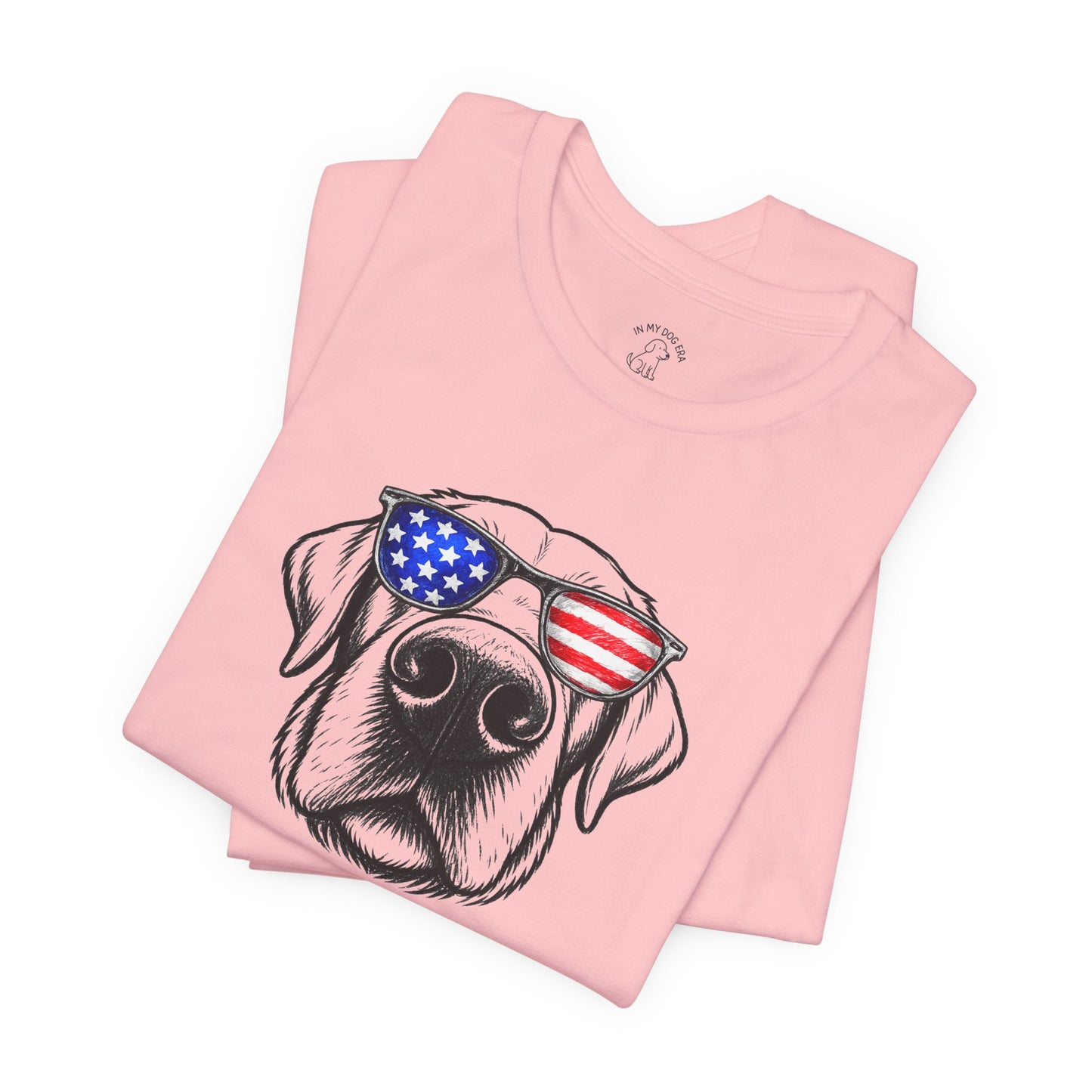 Red, White & BOOP Yellow Labrador Retriever T-Shirt