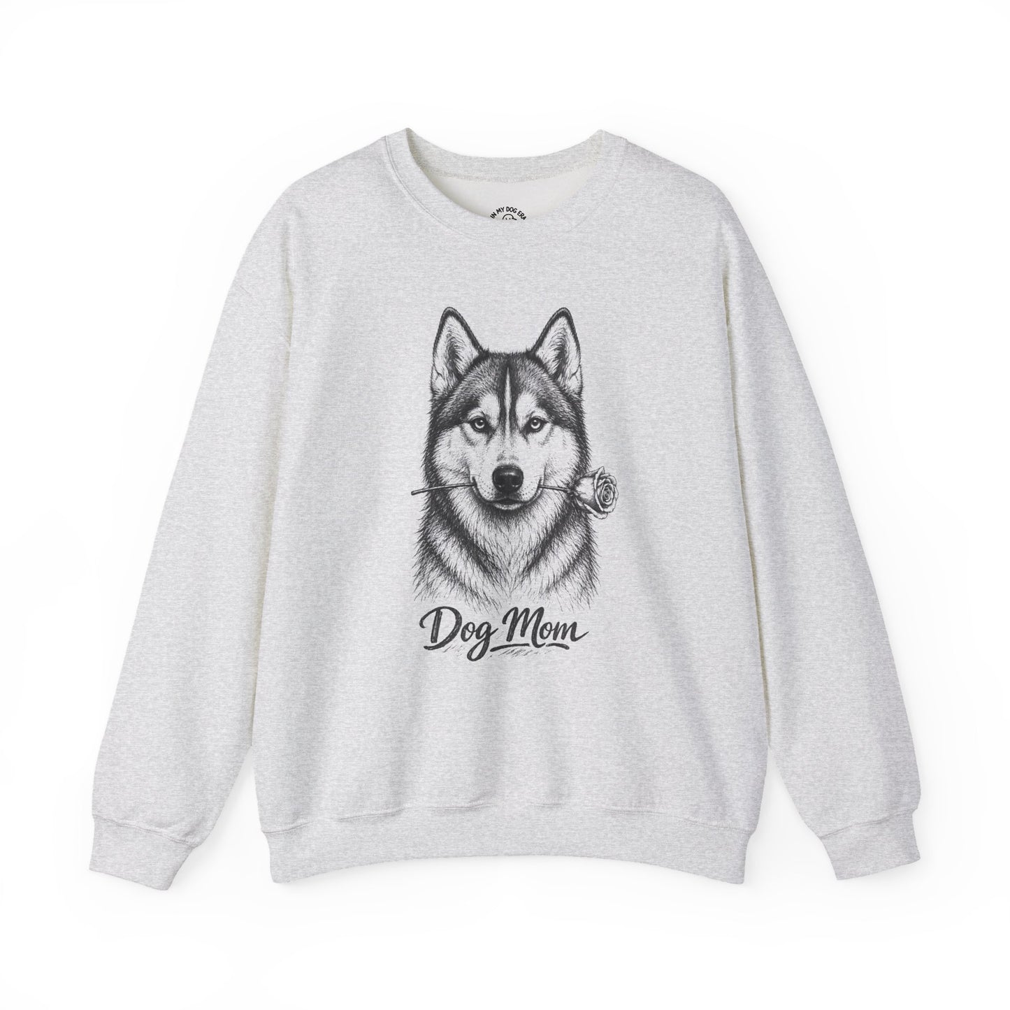 Husky Dog Mom Sweatshirt (Rose Collection)
