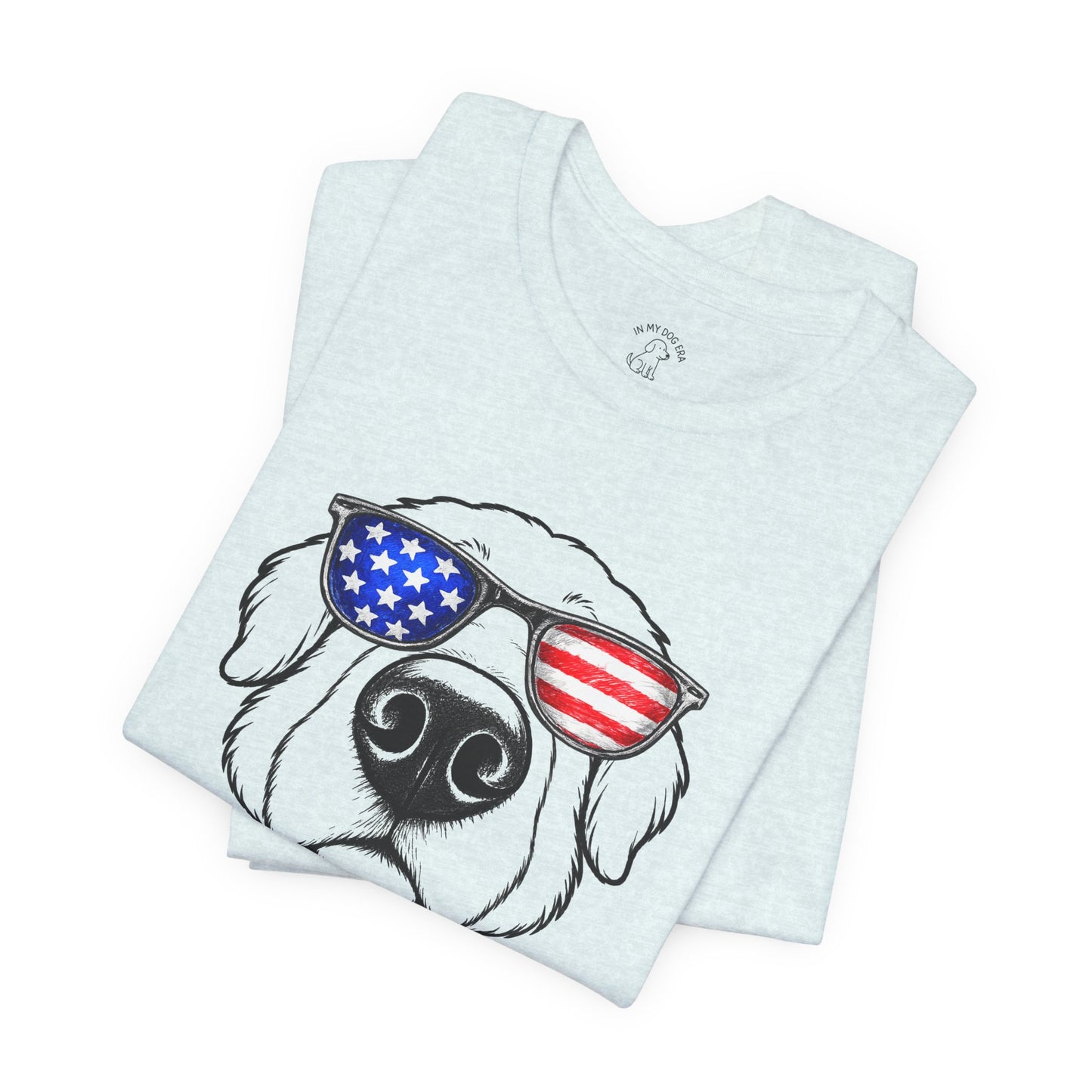 Red, White & BOOP Great Pyrenees T-Shirt