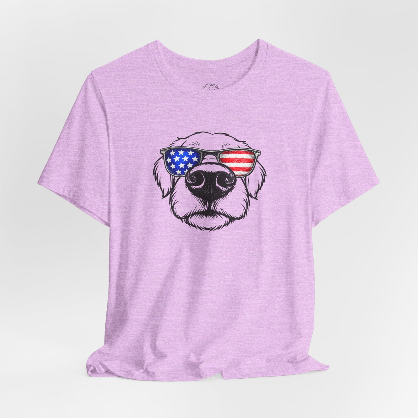 Red, White & BOOP Golden Retriever T-Shirt