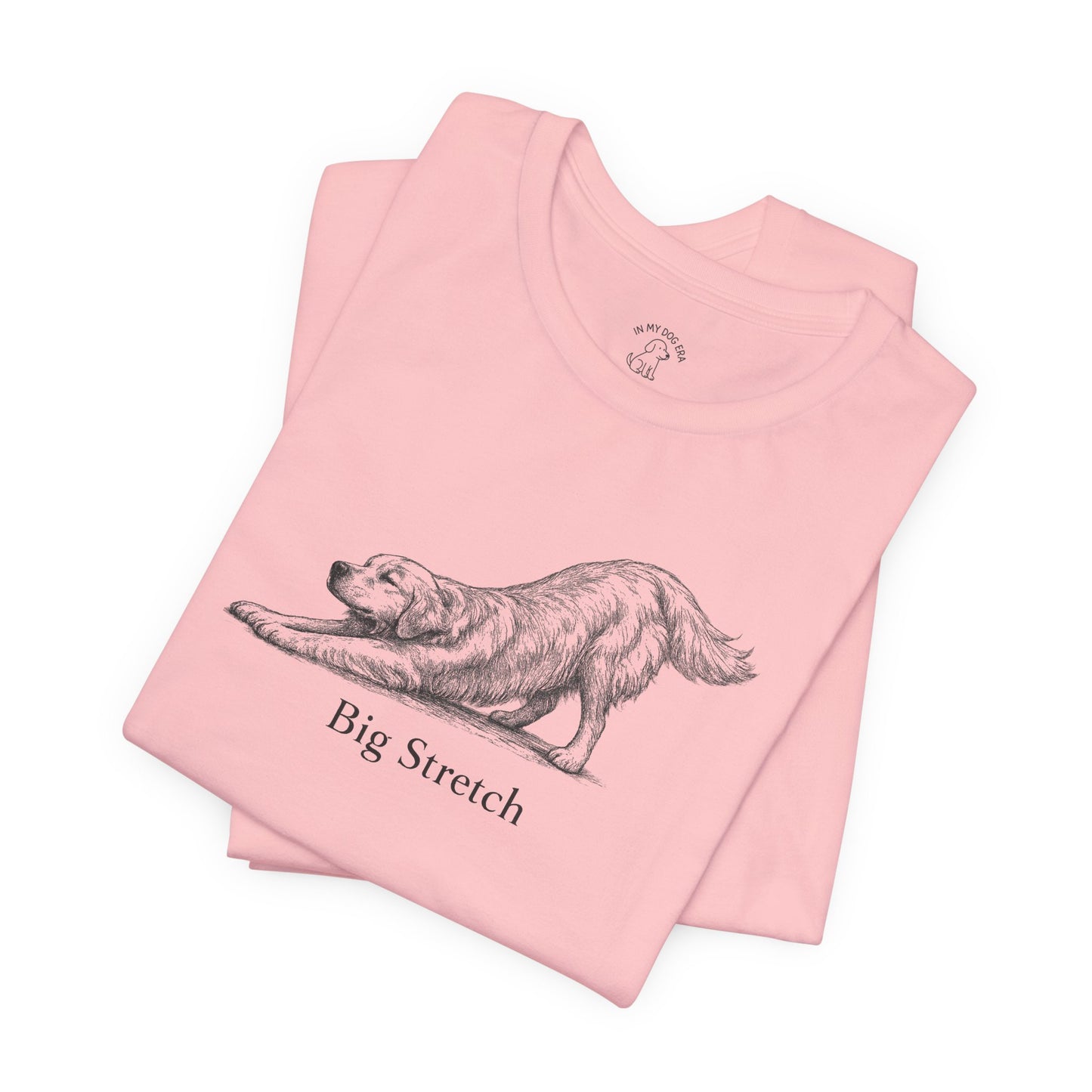 Big Stretch Golden Retriever T-Shirt