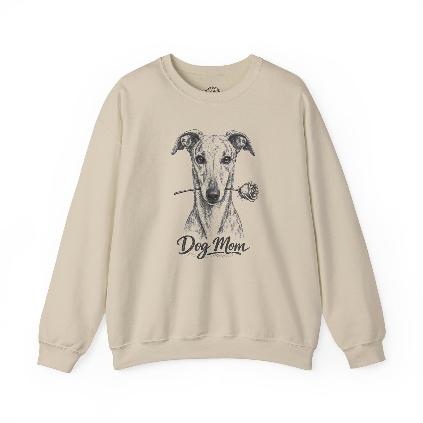 Greyhound Dog Mom Sweatshirt (Rose Collection)