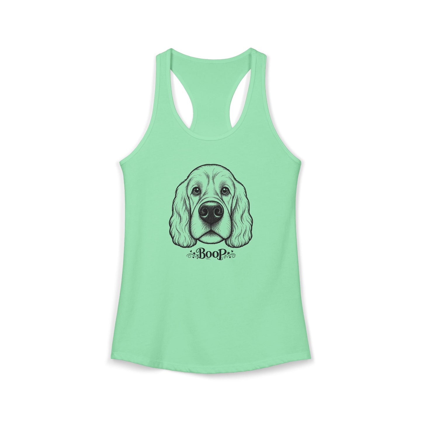 BOOP American Cocker Spaniel - Women's Racerback Tanktop