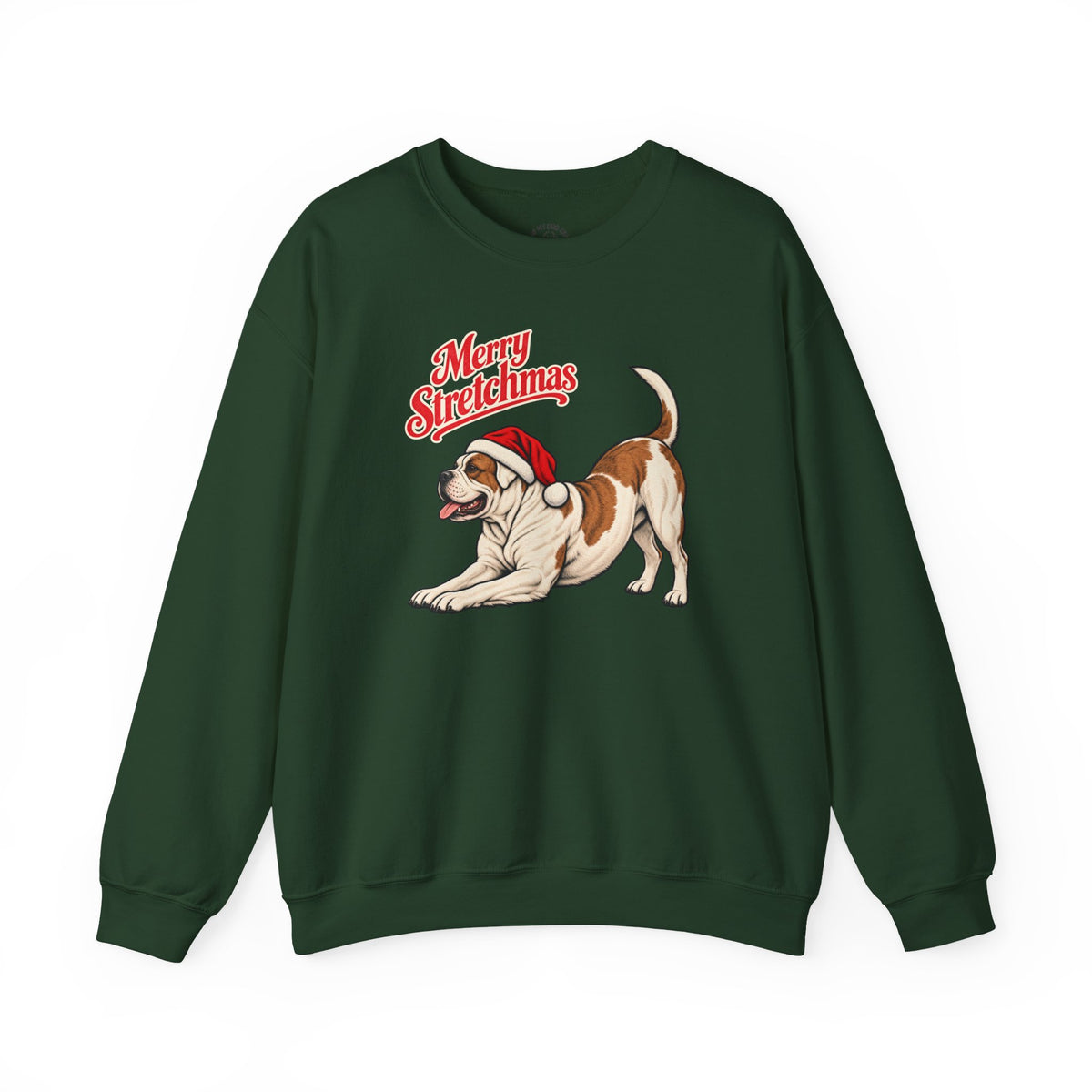 American Bulldog Christmas Sweatshirt | Merry Stretchmas
