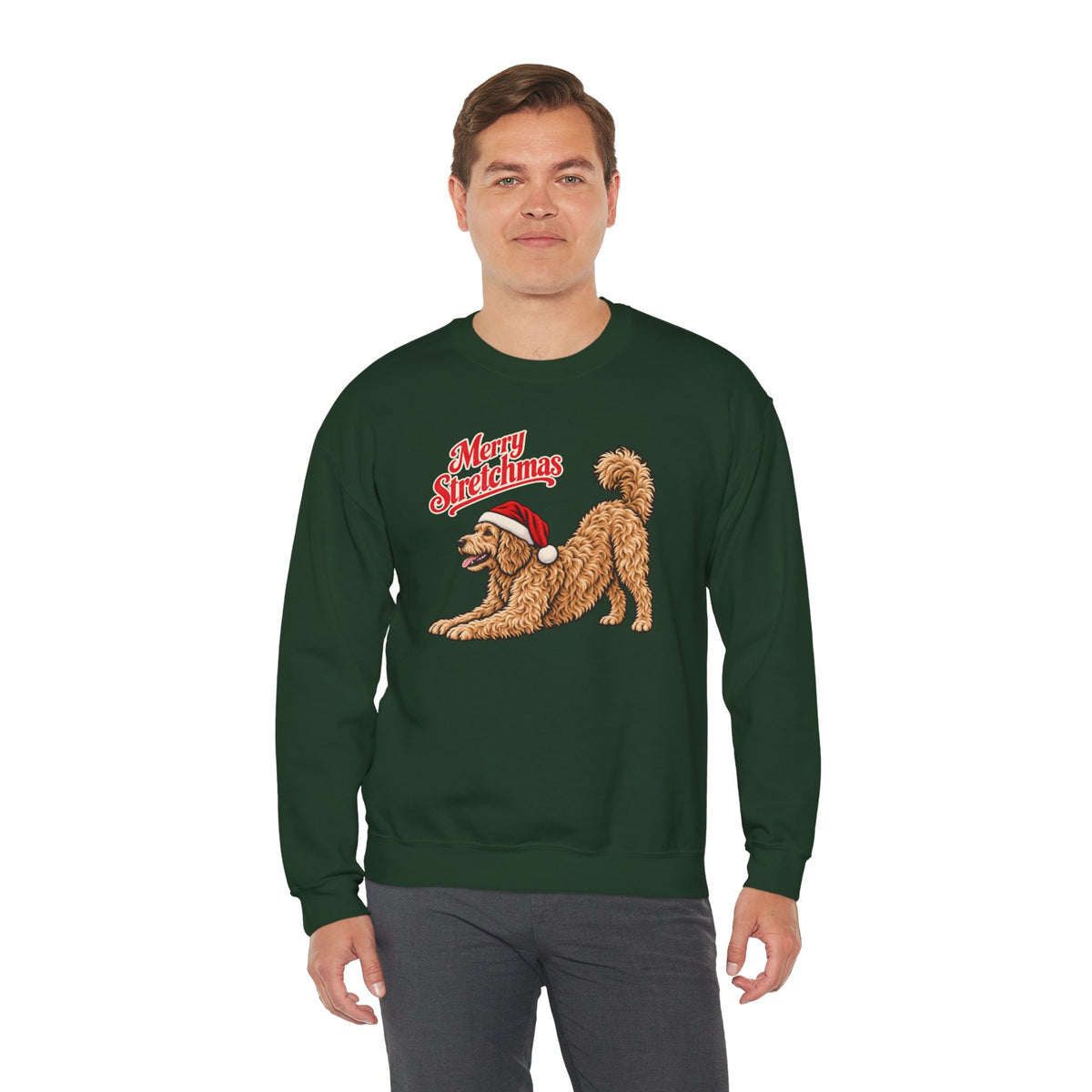 Doodle Christmas Sweatshirt | Merry Stretchmas