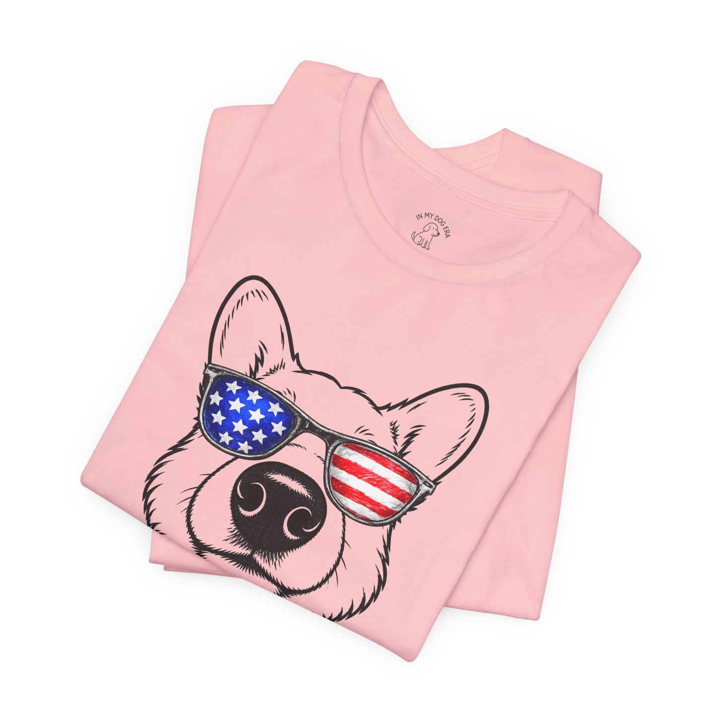 Red, White & BOOP Corgi T-Shirt