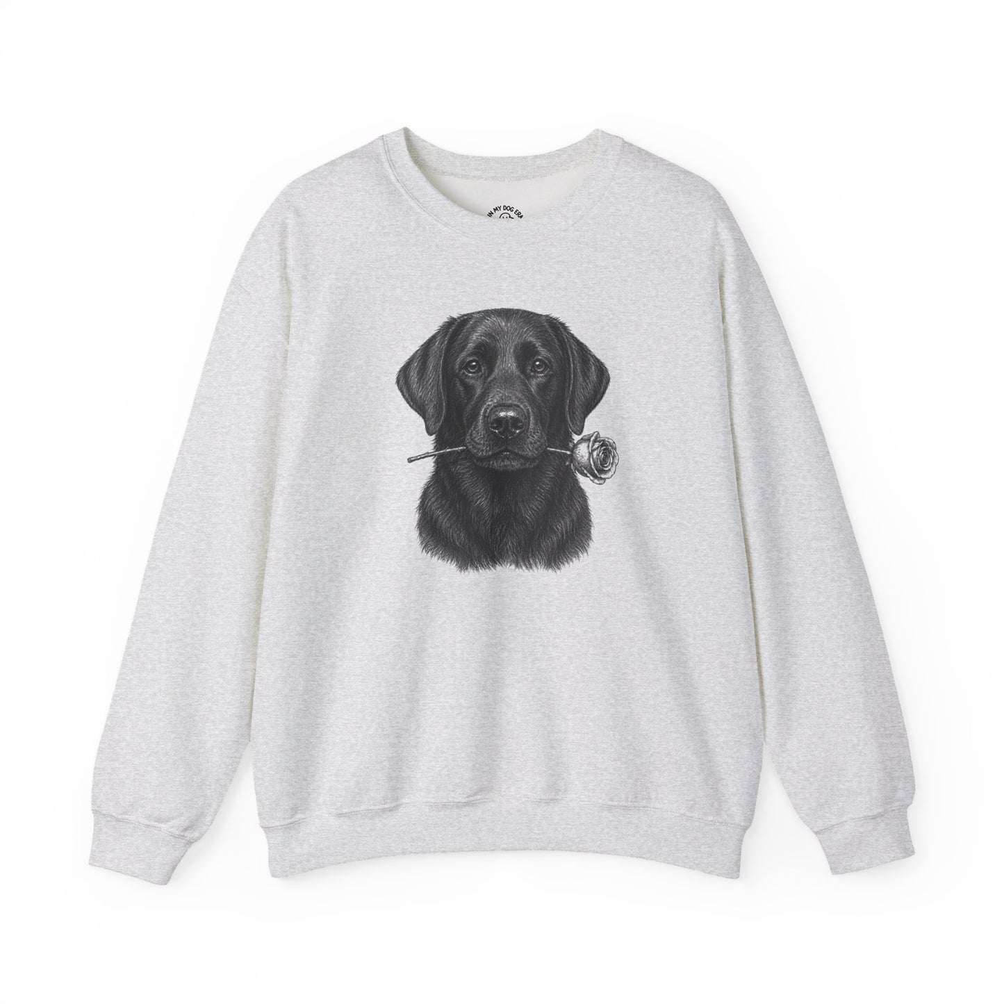 Black Labrador Retriever Rose Collection Sweatshirt