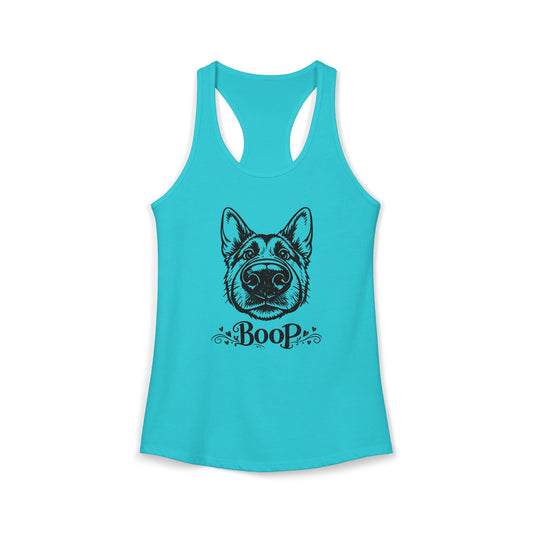 BOOP German Shepherd - Women's Racerback Tanktop