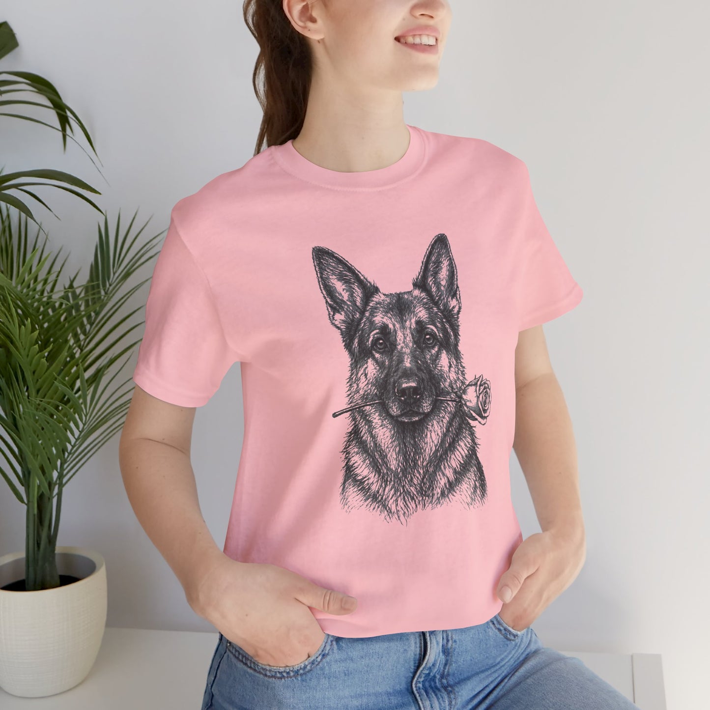 German Shepherd Rose Collection T-Shirt