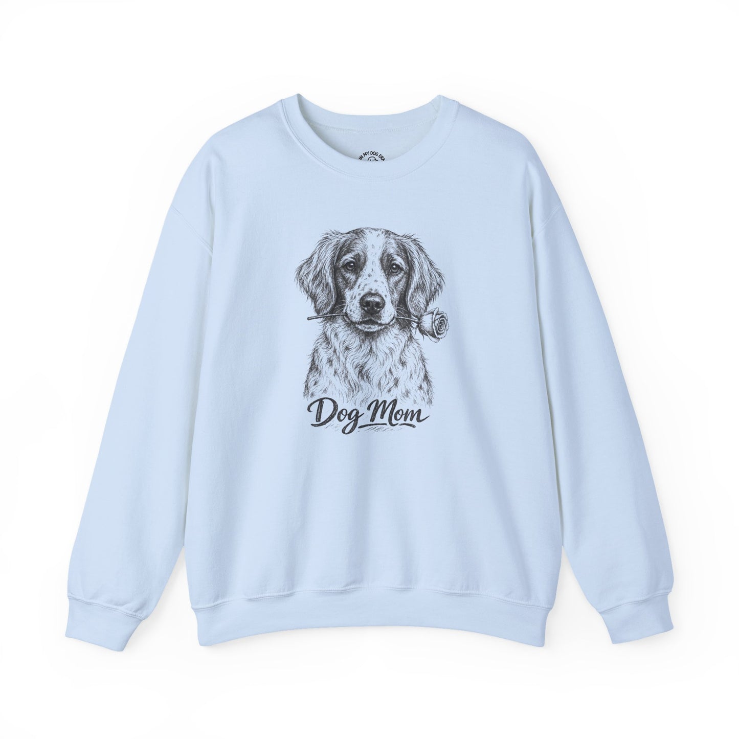 Brittany Dog Mom Sweatshirt (Rose Collection)