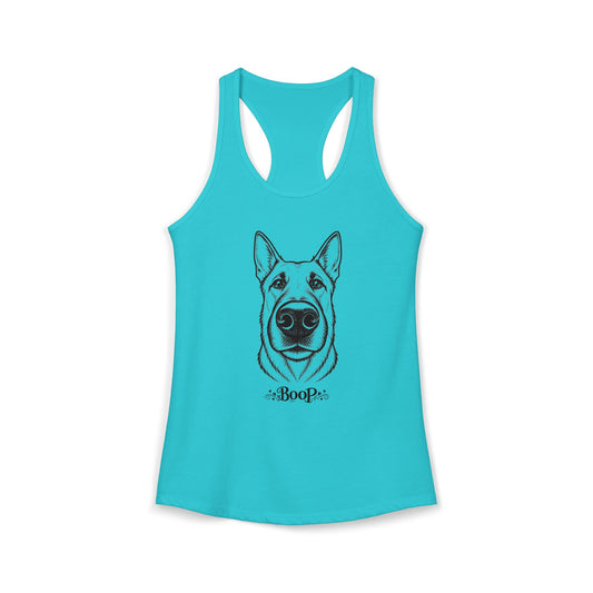 BOOP Belgian Malinois - Women's Racerback Tanktop