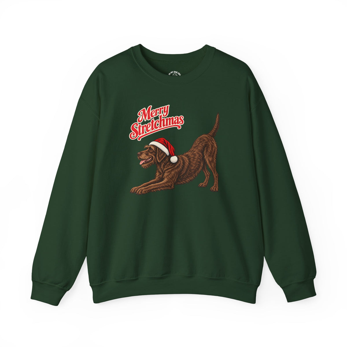 Pudelpointer Christmas Sweatshirt | Merry Stretchmas