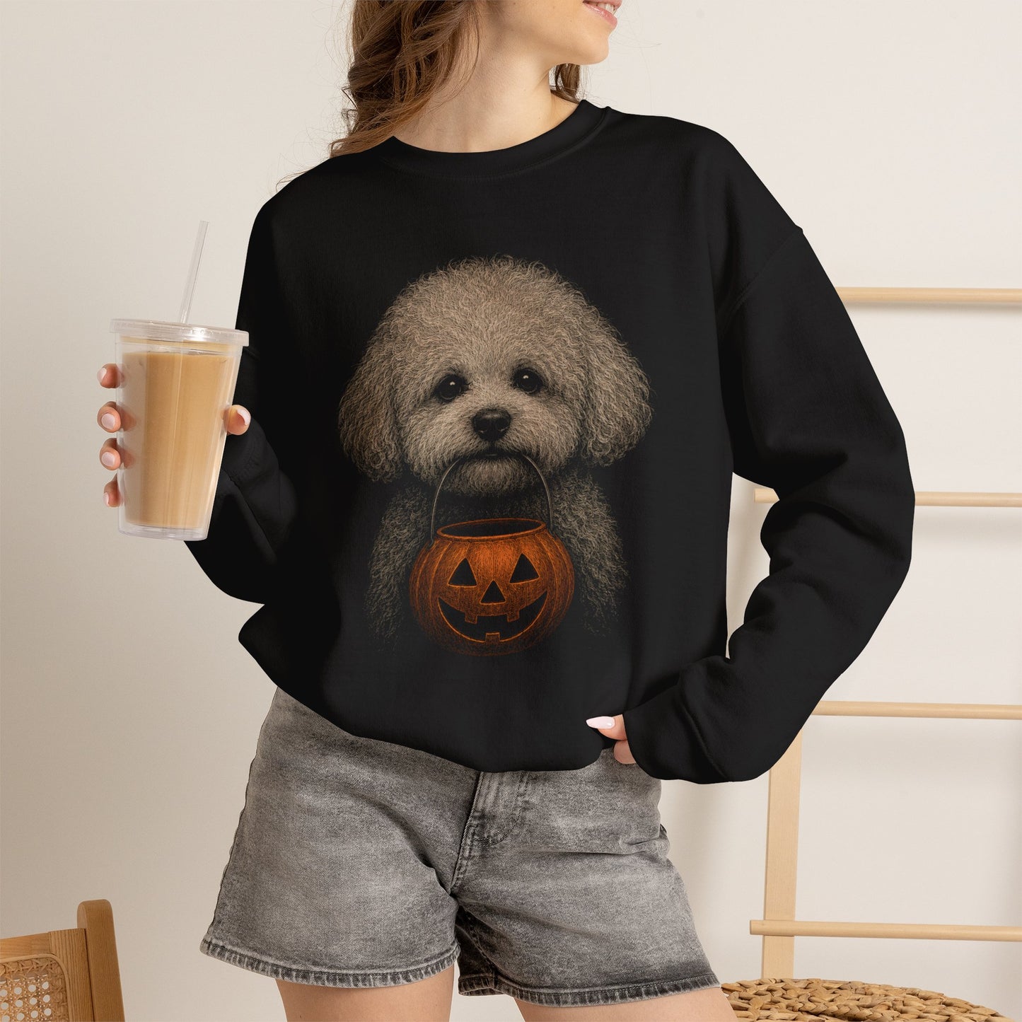 Bichon Halloween Sweatshirt – Boop or Treat
