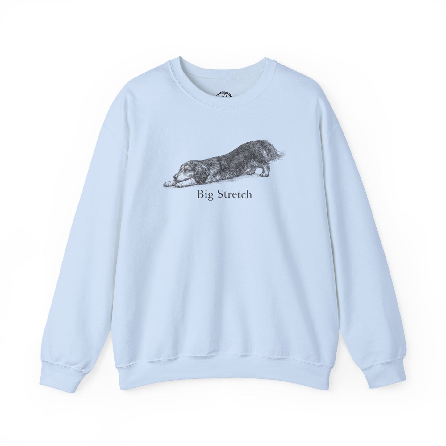 Big Stretch Long-Haired Dachshund Sweatshirt