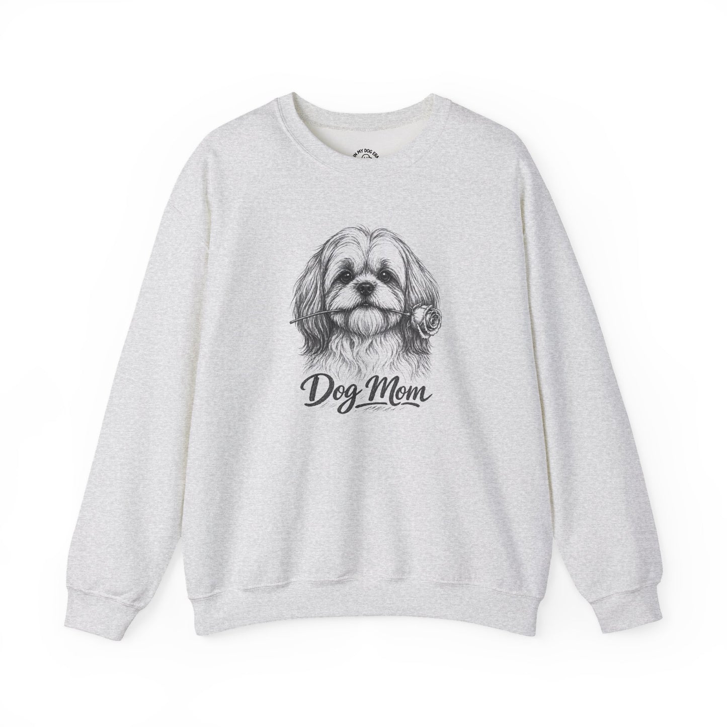 Shih Tzu Dog Mom Sweatshirt (Rose Collection)