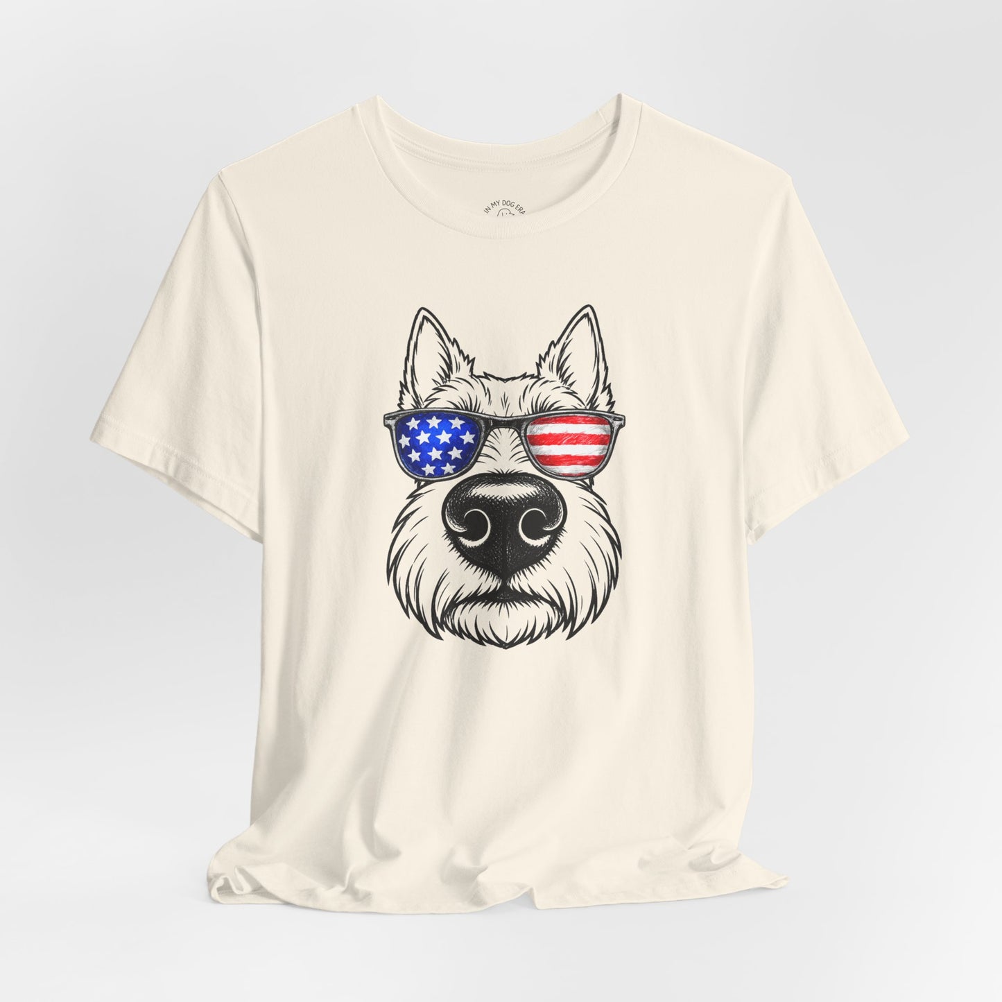 Red, White & BOOP Scottish Terrier T-Shirt