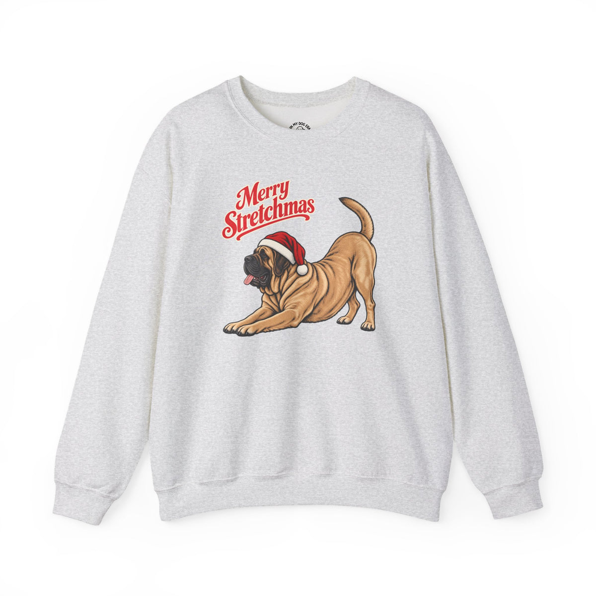 English Mastiff Christmas Sweatshirt | Merry Stretchmas