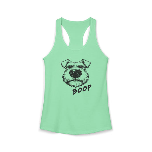 BOOP Classic - Schnauzer - Women's Racerback Tanktop